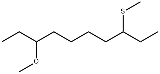 3-Methoxy-8-(methylthio)decane 结构式