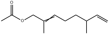 2,6-dimethylocta-2,7-dienyl acetate 结构式