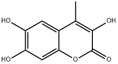 Coumarin, 3,6,7-trihydroxy-4-methyl- (8CI) 结构式