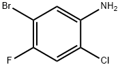 2-氯-4-氟-5-溴苯胺 结构式