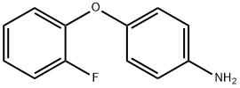 4-(邻氟苯氧基)苯胺 结构式