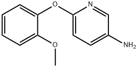 6-(2-甲氧基苯氧基)-3-吡啶胺 结构式