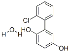 2-(2-氯苯基)对苯二酚 水合物 结构式