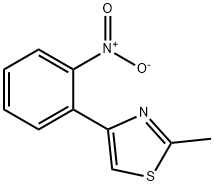 2-甲基-4-(2-硝基苯基)噻唑 结构式