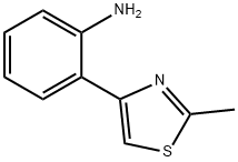 2-(2-METHYL-1,3-THIAZOL-4-YL)ANILINE 结构式