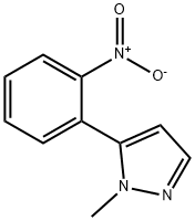 1-甲基-5-(2-硝基苯基)-1H-吡唑 结构式