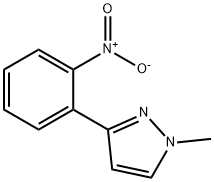 1-Methyl-3-(2-nitro-phenyl)-1H-pyrazole 结构式