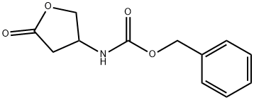 苄基(5-氧代四氢呋喃-3-基)氨基甲酸酯 结构式
