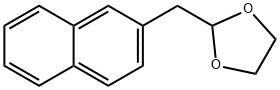 2-(1,3-DIOXOLAN-2-YLMETHYL)NAPHTHALENE 结构式