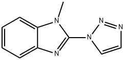 Benzimidazole, 1-methyl-2-(1H-1,2,3-triazol-1-yl)- (8CI) 结构式