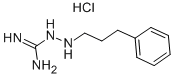 1-(3-phenylpropylamino)guanidine hydrochloride 结构式