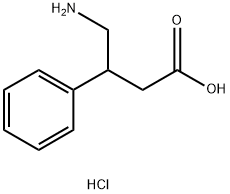 3-氨基-4-苯基丁酸盐酸盐 结构式