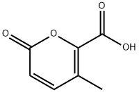 3-METHYL-6-OXO-6H-PYRAN-2-CARBOXYLIC ACID 结构式
