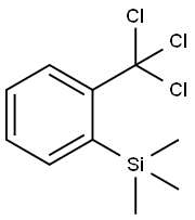 Trimethyl(α,α,α-trichloro-o-tolyl)silane 结构式