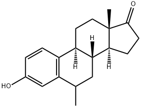 3-Hydroxy-6-methylestra-1,3,5(10)-trien-17-one 结构式