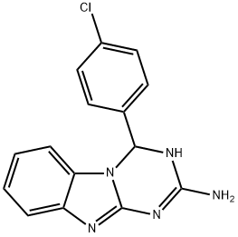 4-(4-Chlorophenyl)-1,4-dihydrobenzo[4,5]imidazo[1,2-a][1,3,5]triazin-2-amine