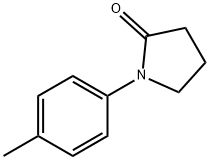 1-(4-甲基苯基)-2-吡咯烷酮 结构式