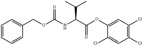 2,4,5-trichlorophenyl N-[(benzyloxy)carbonyl]-L-valinate  结构式