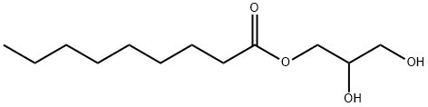 2,3-dihydroxypropyl nonan-1-oate 结构式