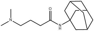N-(1-Adamantyl)-4-(dimethylamino)butyramide 结构式