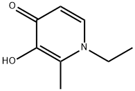 1-ETHYL-3-HYDROXY-2-METHYLPYRIDIN-4(1H)-ONE 结构式