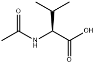N-乙酰-DL-缬氨酸 结构式