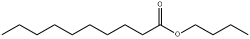 癸酸正丁酯 结构式