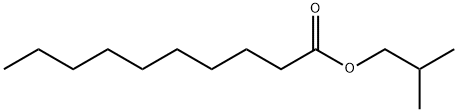 癸酸异丁酯 结构式