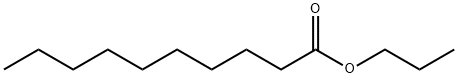 癸酸正丙酯 结构式