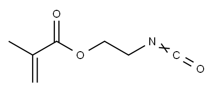 甲基丙烯酸异氰基乙酯 结构式