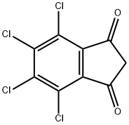 4,5,6,7-四氯茚满-1,3-二酮 结构式