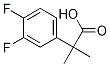 2-(3,4-Difluorophenyl)-2-Methylpropanoic acid 结构式