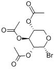 2,3,4-O-三乙酰基-A-D-溴代木糖 结构式