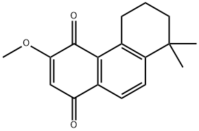 5,6,7,8-Tetrahydro-3-methoxy-8,8-dimethyl-1,4-phenanthrenedione 结构式