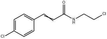 N-(2-Chloroethyl)-3-(4-chlorophenyl)propenamide 结构式