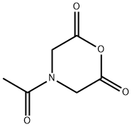 4-ACETYLMORPHOLINE-2,6-DIONE 结构式