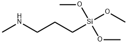 N-甲基-3-氨丙基三甲氧基硅烷 结构式