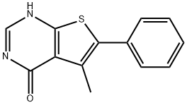 5-甲基-6-苯基噻吩[2,3-D]嘧啶-4-醇 结构式