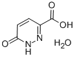 6-氧代-1,6-二氢哒嗪-3-羧酸单水合物 结构式