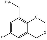 (6-氟-4H-1,3-苯并二恶-8-基)甲胺 结构式