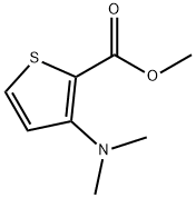 METHYL 3-(DIMETHYLAMINO)THIOPHENE-2-CARBOXYLATE 结构式