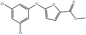 5-(3,5-二氯苯氧基)呋喃-2-羧酸甲酯 结构式