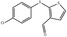 2-[(4-CHLOROPHENYL)THIO]THIOPHENE-3-CARBALDEHYDE