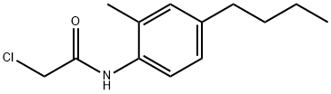 N1-(4-BUTYL-2-METHYLPHENYL)-2-CHLOROACETAMIDE 结构式