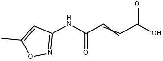 4-[(5-METHYLISOXAZOL-3-YL)AMINO]-4-OXOBUT-2-ENOIC ACID 结构式