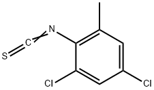 2,4-二氯-6-甲基苯基异硫氰酸酯 结构式