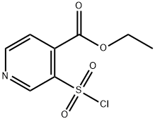 3-(氯磺酰基)异烟酸乙酯 结构式