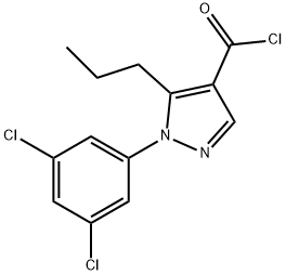 1-(3,5-DICHLOROPHENYL)-5-PROPYL-1H-PYRAZOLE-4-CARBONYL CHLORIDE