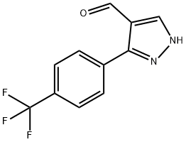 3-(4-(Trifluoromethyl)phenyl)-1H-pyrazole-4-carbaldehyde