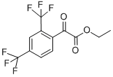 2-(2,4-双(三氟甲基)苯基)-2-氧代乙酸乙酯 结构式